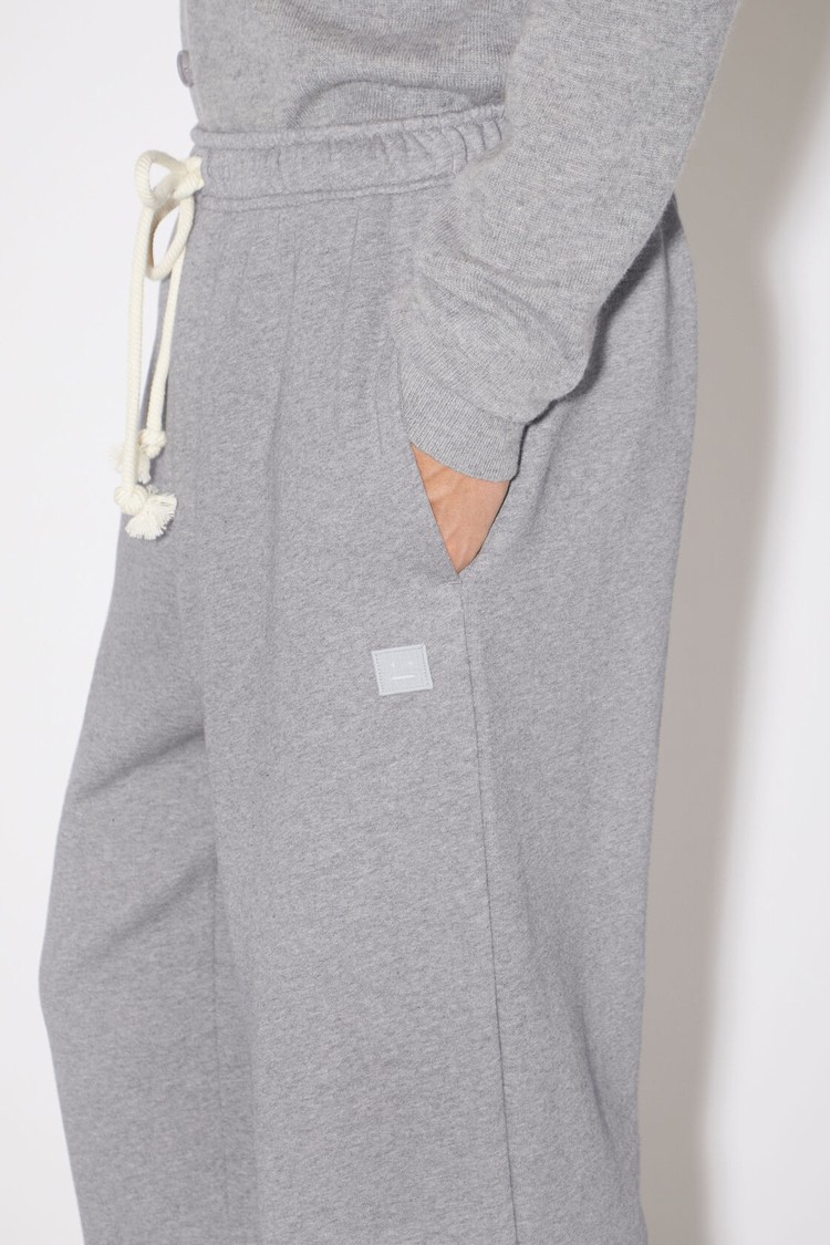 Light Grey Acne Studios Fleece Men's Sweatpants | SRGQ-69731