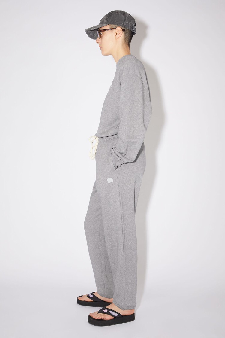 Light Grey Acne Studios Fleece Women's Sweatpants | UNEV-52843