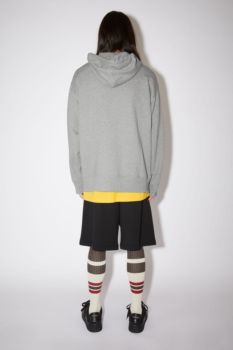 Light Grey Acne Studios Hooded Men's Hoodie | GQSX-92486