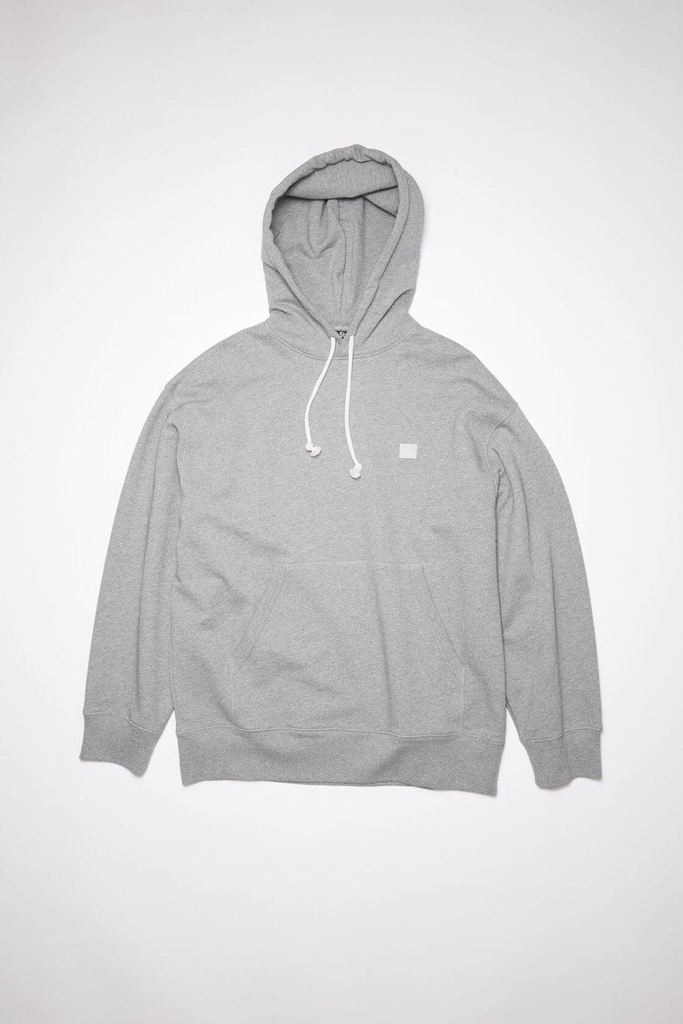 Light Grey Acne Studios Hooded Men's Hoodie | GQSX-92486