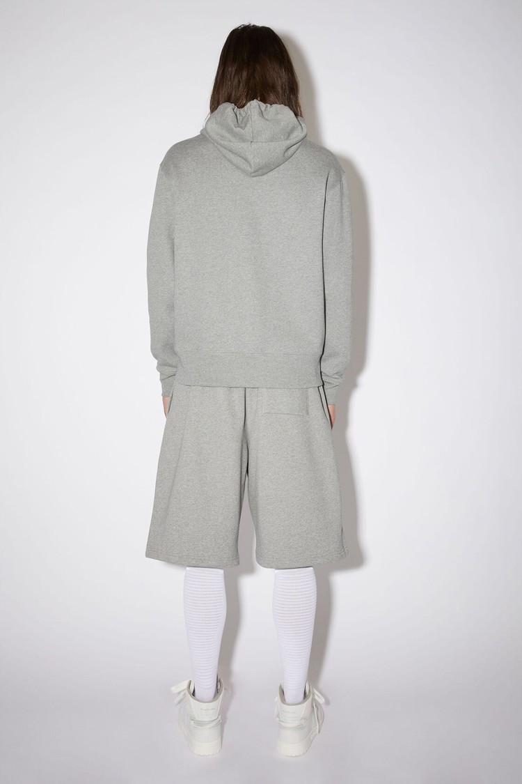 Light Grey Acne Studios Hooded Men's Hoodie | NUVO-31270