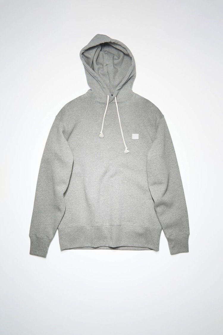 Light Grey Acne Studios Hooded Men's Hoodie | NUVO-31270