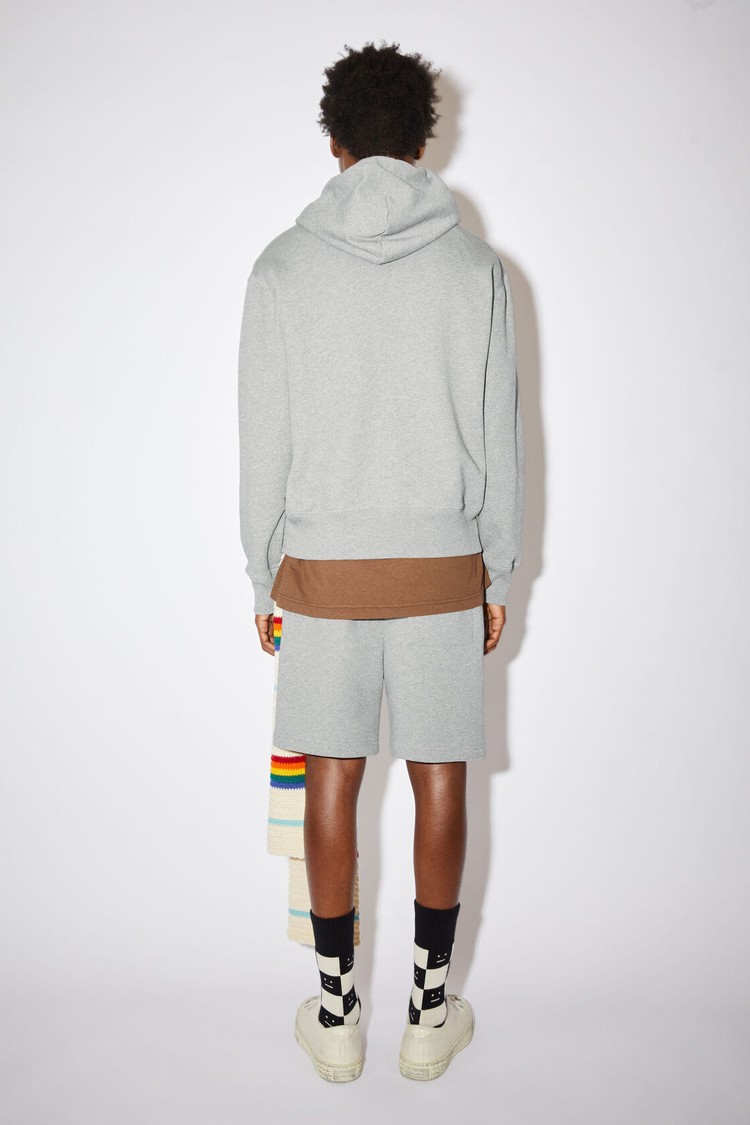 Light Grey Acne Studios Hooded Men's Hoodie | PEGN-83016