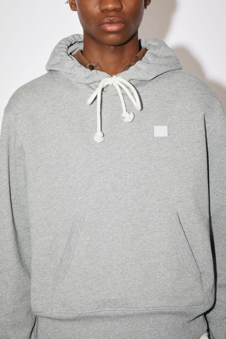 Light Grey Acne Studios Hooded Men's Hoodie | PEGN-83016