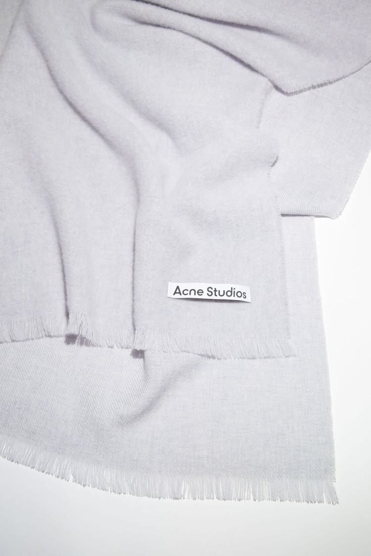 Light Grey Acne Studios Light Wool - Oversized Scarf | RNUL-02764