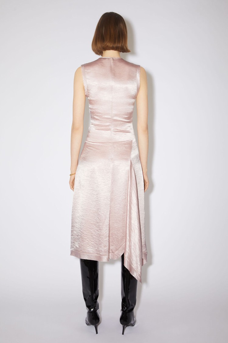 Light Pink Acne Studios Satin Women's Dress | OWIL-08276