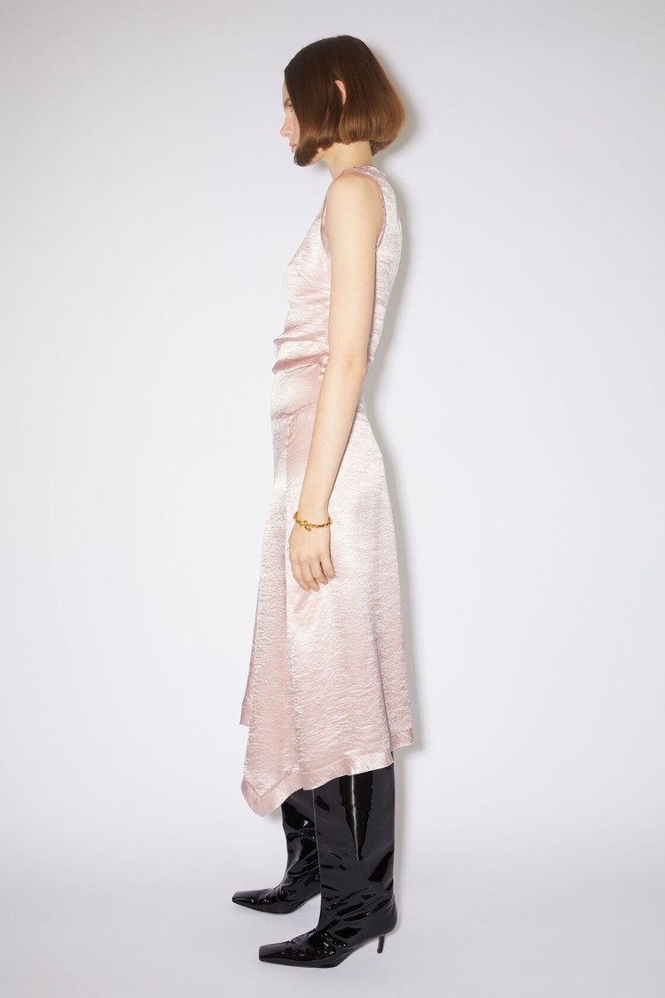 Light Pink Acne Studios Satin Women's Dress | OWIL-08276