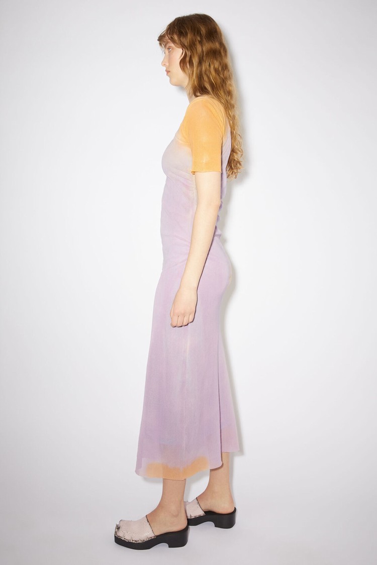 Light Purple / Light Yellow Acne Studios Tulle Women's Dress | UPYI-92107