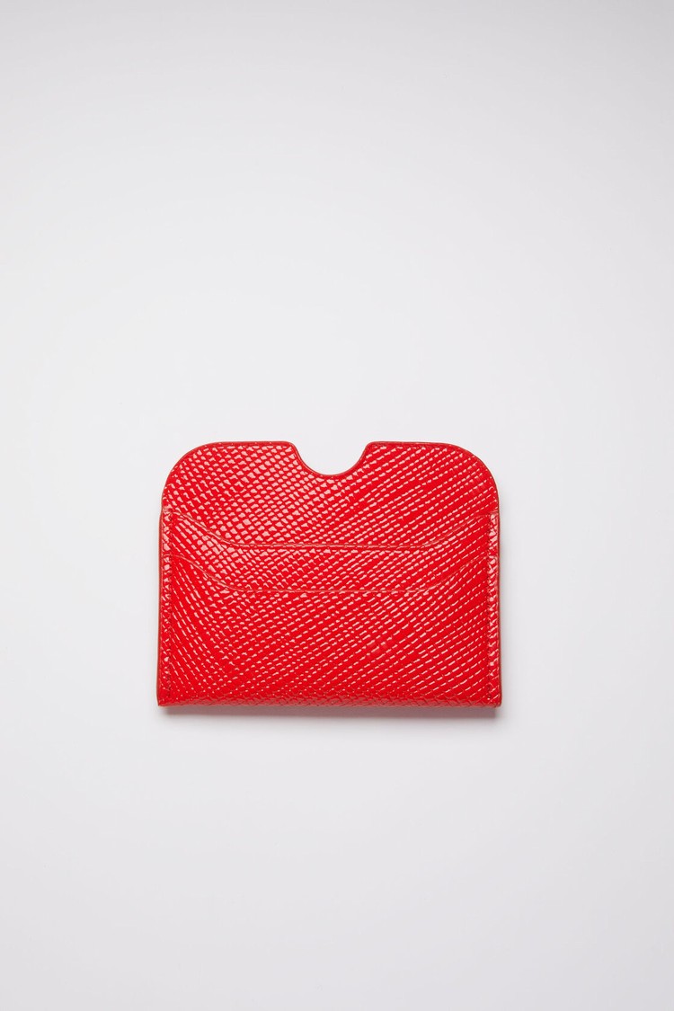 Light Red Acne Studios Card Holder Card Case | OZXB-85624