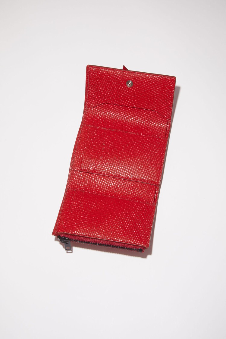 Light Red Acne Studios Musubi Folded Wallet | KOXW-94372