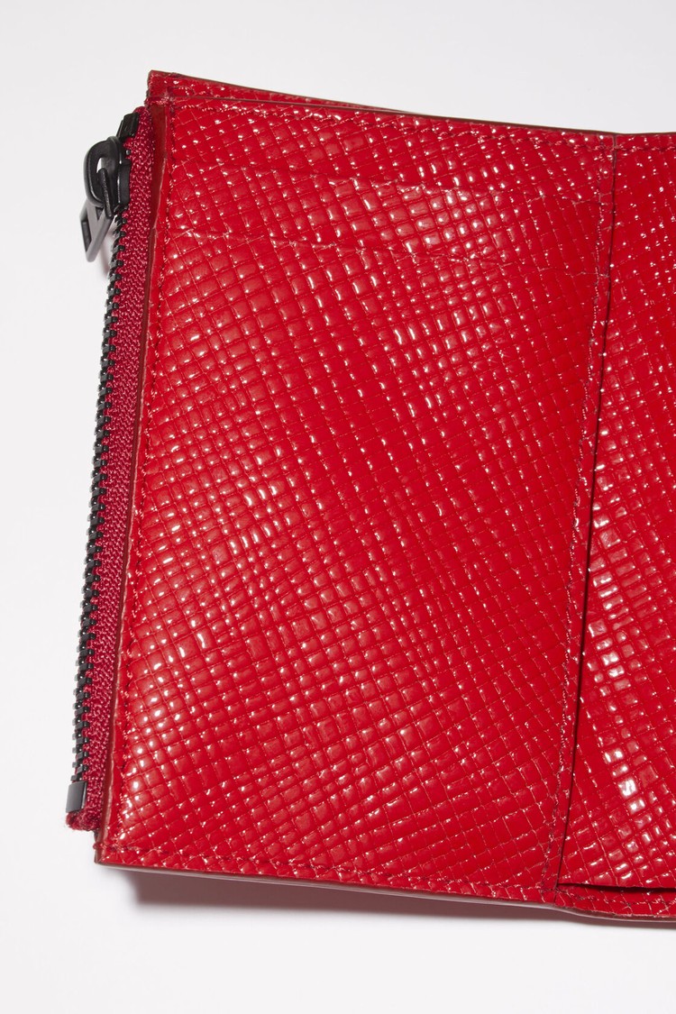 Light Red Acne Studios Musubi Folded Wallet | KOXW-94372