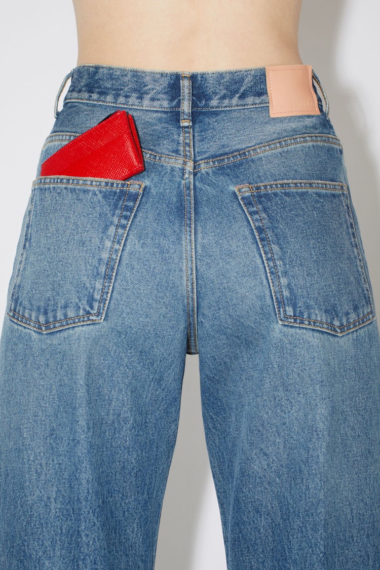 Light Red Acne Studios Zippered Wallet | FMEB-32815