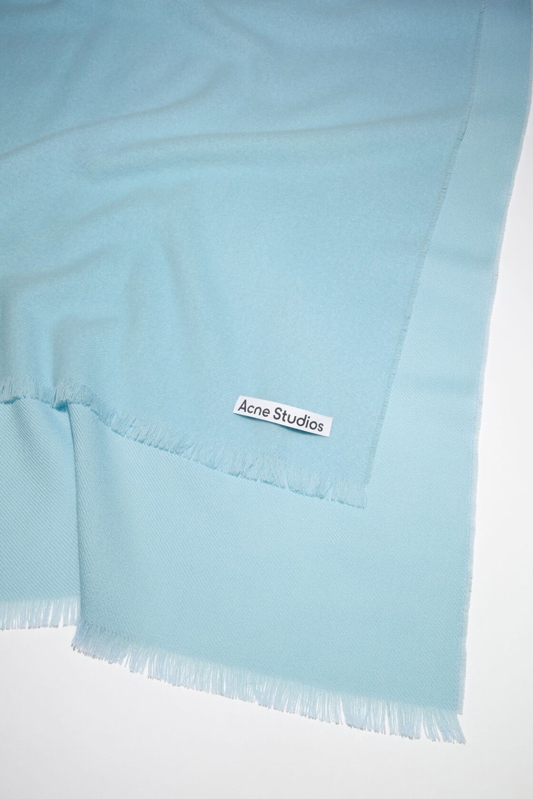 Light Turquoise / Blue Acne Studios Light Wool - Oversized Scarf | MAPS-25601