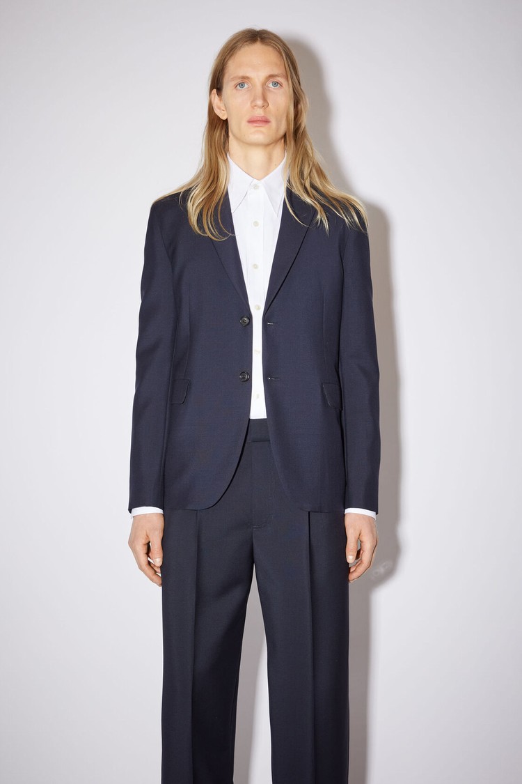 Navy Acne Studios Suit Men's Jackets | CQXA-51023