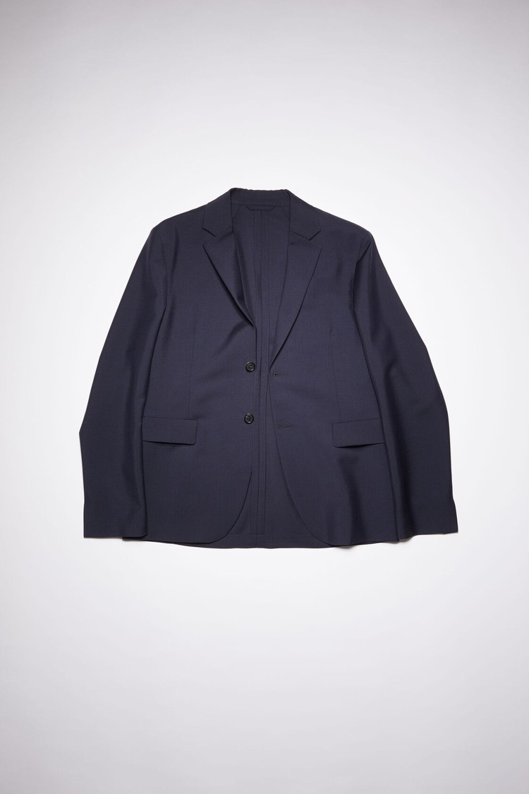 Navy Acne Studios Suit Men's Jackets | CQXA-51023