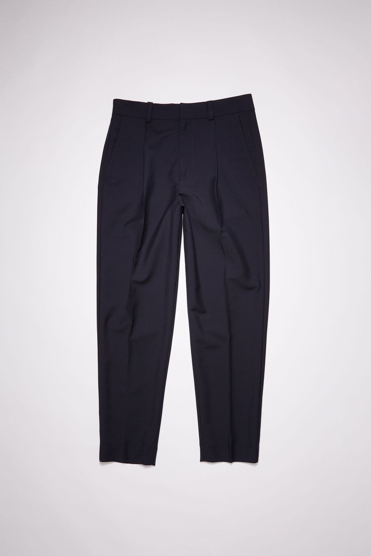 Navy Acne Studios Tailored Men's Trousers | OGHD-14863