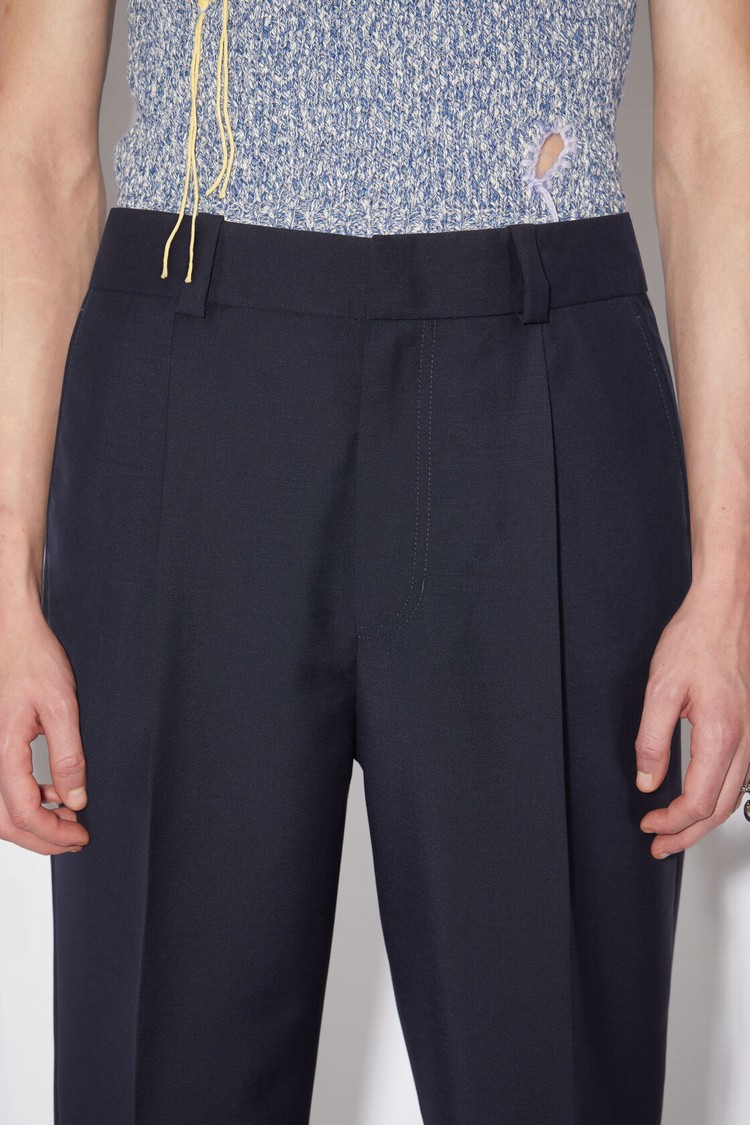 Navy Acne Studios Tailored Men's Trousers | OGHD-14863