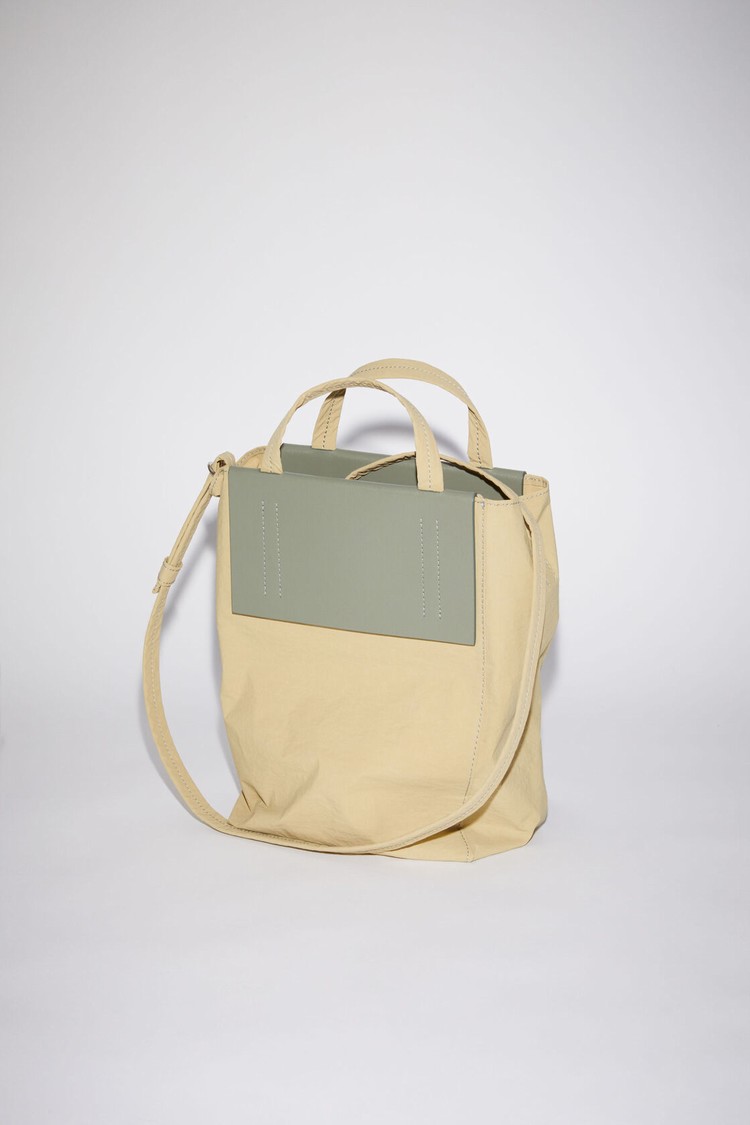 Olive / Green / Green Acne Studios Papery Nylon Tote Bag | SCKE-56031