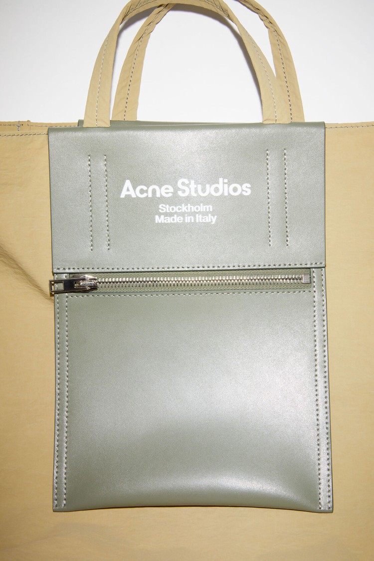 Olive / Green / Green Acne Studios Papery Recycled Nylon Tote Bag | XTWS-10782