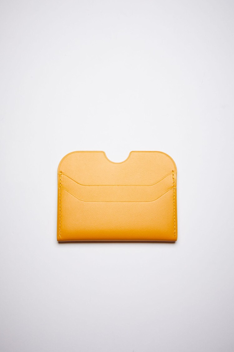 Orange Acne Studios Card Holder Card Case | AQGH-16035