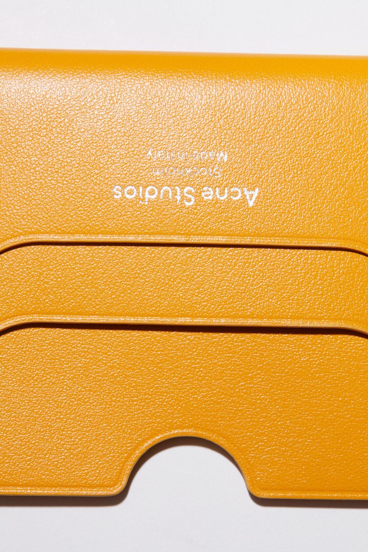 Orange Acne Studios Card Holder Card Case | AQGH-16035