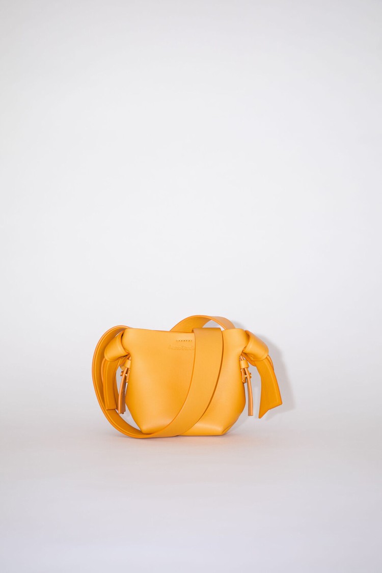 Orange Acne Studios Musubi Micro Tote Bag | HWTR-73890