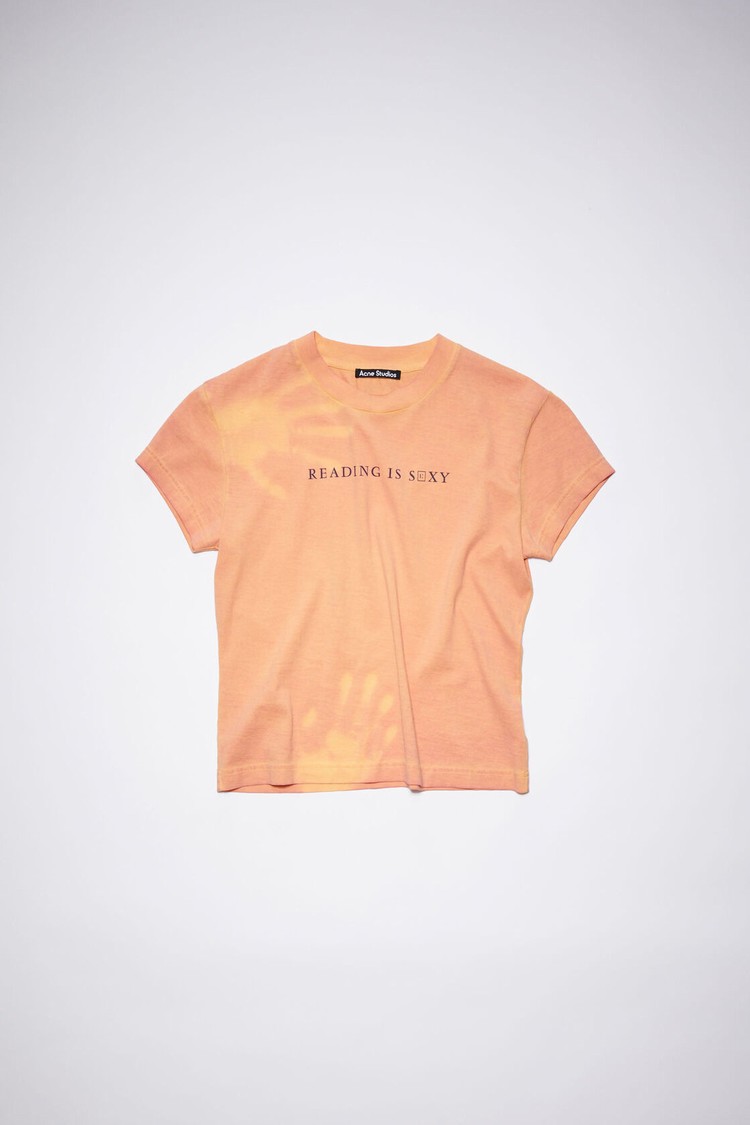 Orange / Yellow Acne Studios Heat Reactive Women's T Shirts | ALHM-50296