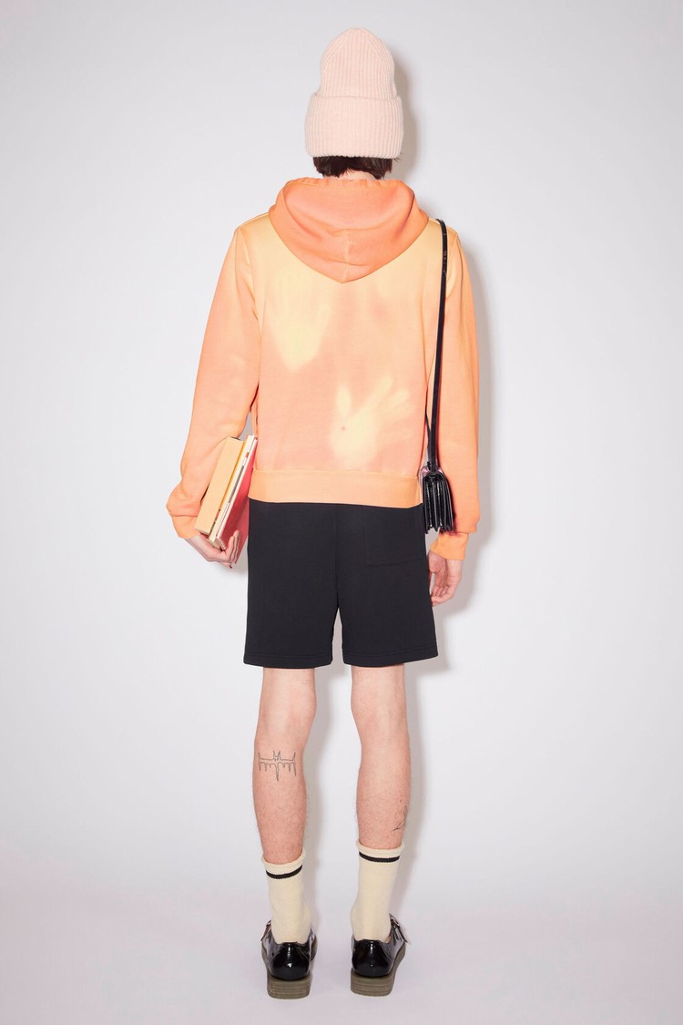 Orange / Yellow Acne Studios Heat Reactive Hooded Men's Hoodie | IJVW-81295