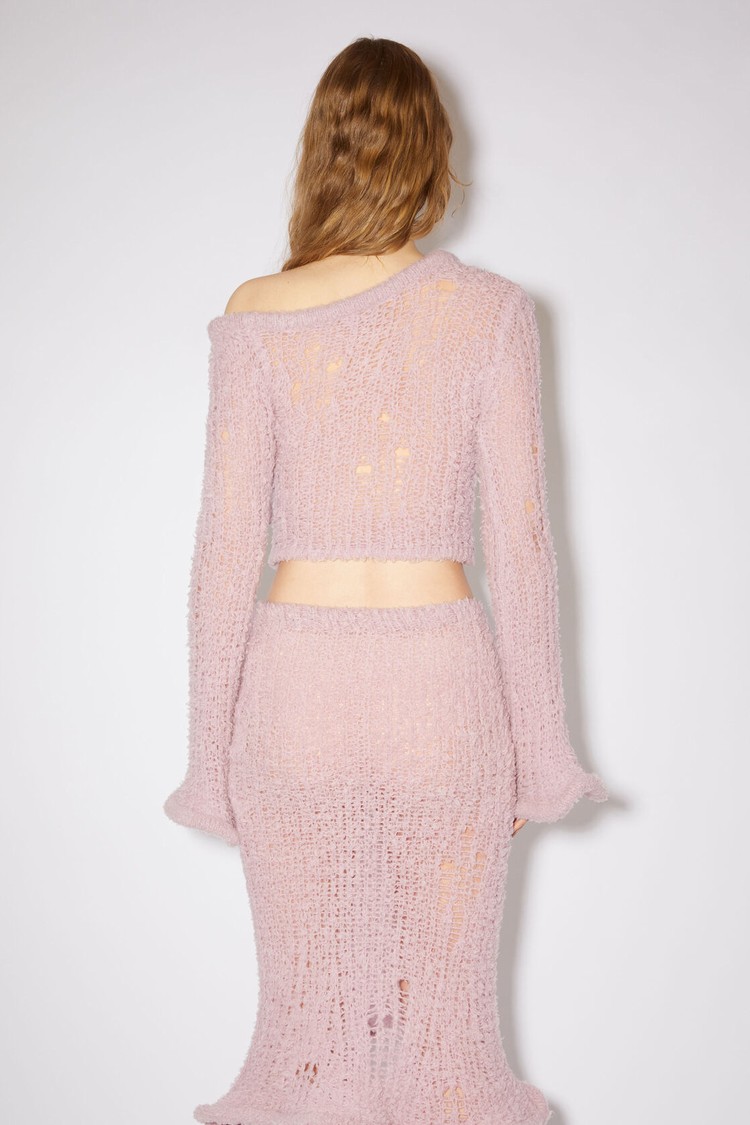 Pink Acne Studios Asymmetric Jumper Women's Knitwear | VKEY-49861