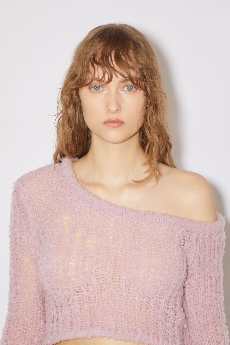 Pink Acne Studios Asymmetric Jumper Women's Knitwear | VKEY-49861