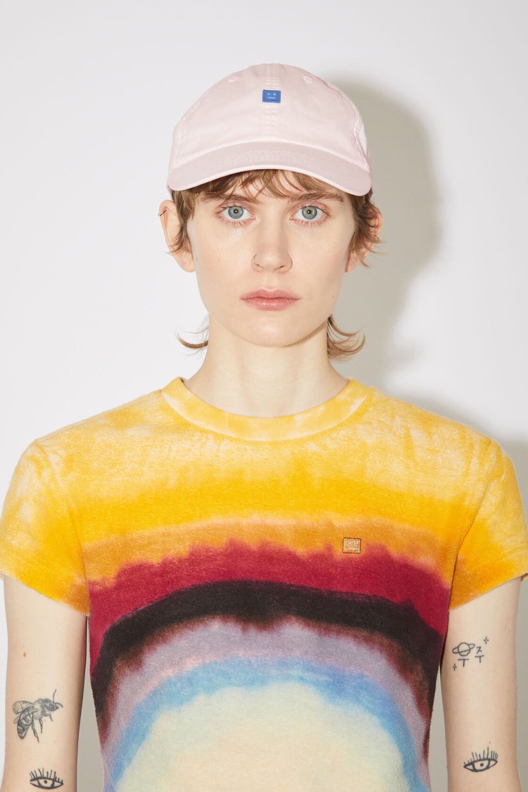 Pink Acne Studios Cotton Baseball Caps | ZWGT-67913