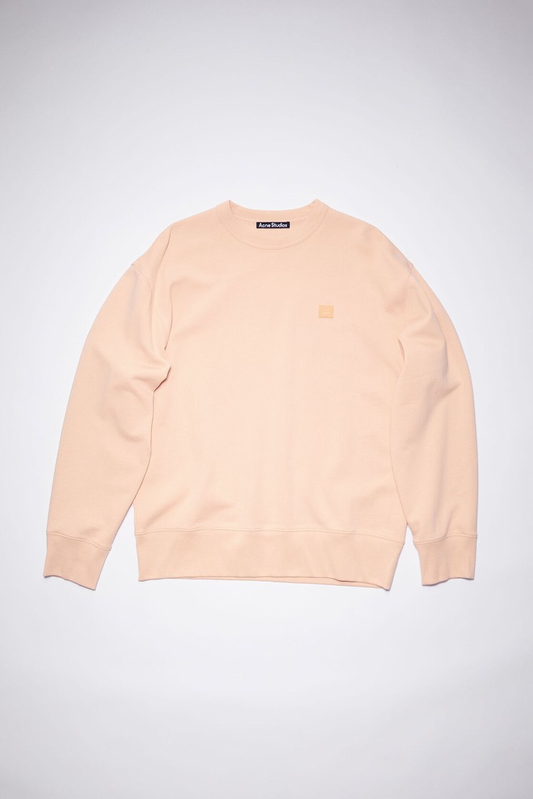 Pink Acne Studios Crew Neck Men's Sweatshirts | GDHT-69371