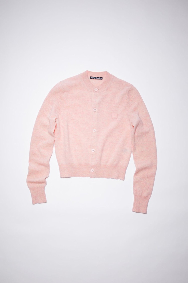 Pink Acne Studios Crew Neck Women's Cardigan | FMHD-83024