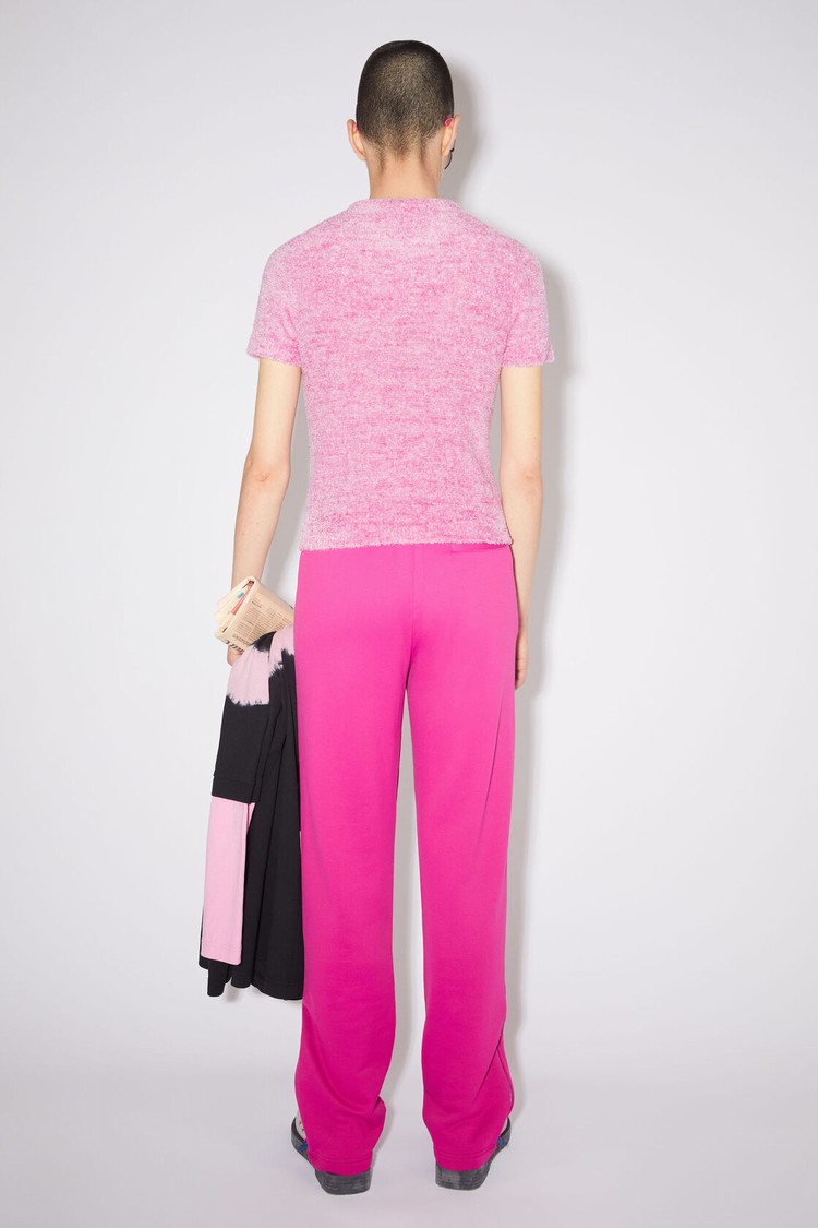 Pink Acne Studios Crew Neck Women's Knitwear | TUGH-06927