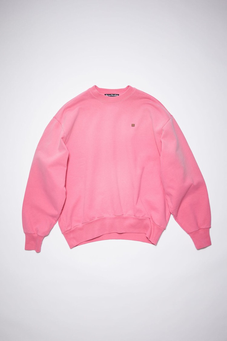 Pink Acne Studios Crew Neck Women's Sweatshirts | QICM-27649