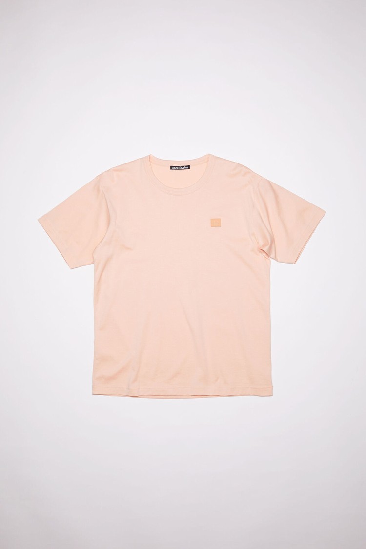 Pink Acne Studios Crew Neck Women's T Shirts | ELKS-37258