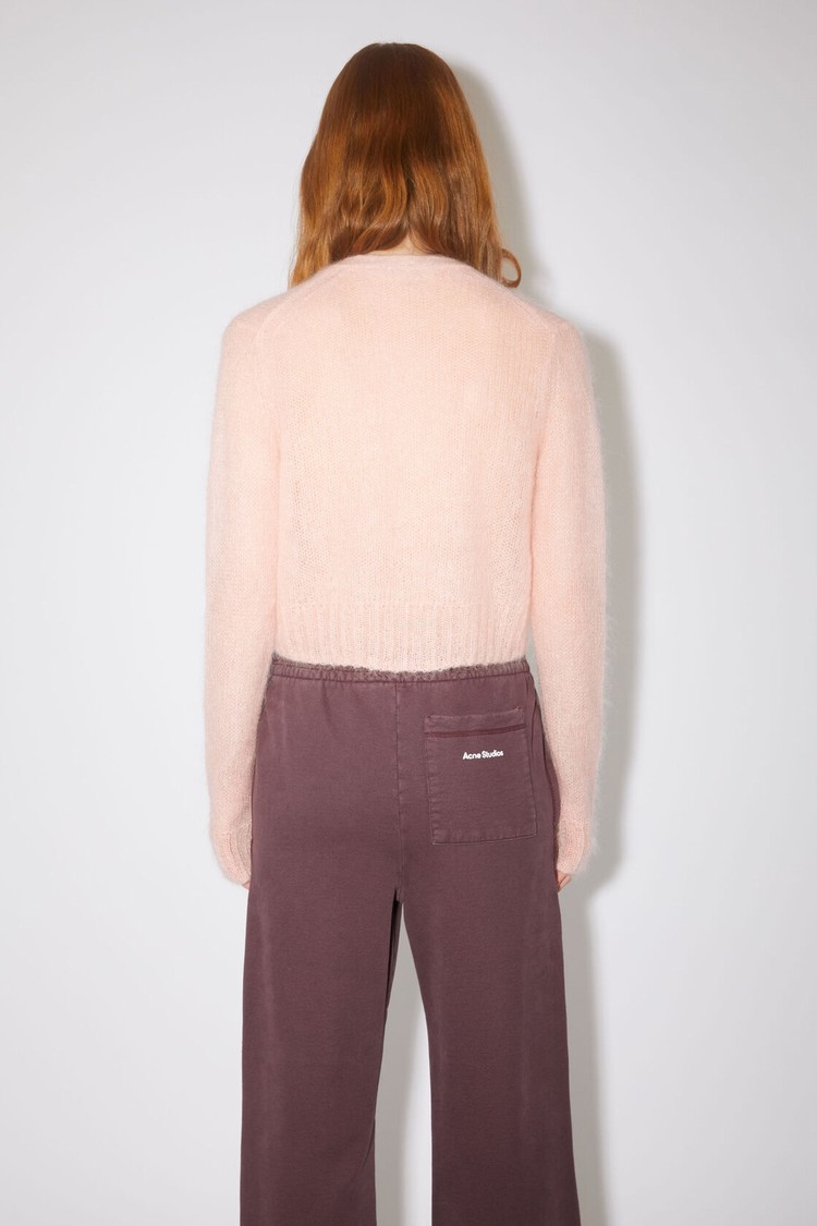 Pink Acne Studios Cropped Women's Cardigan | IAMJ-67538