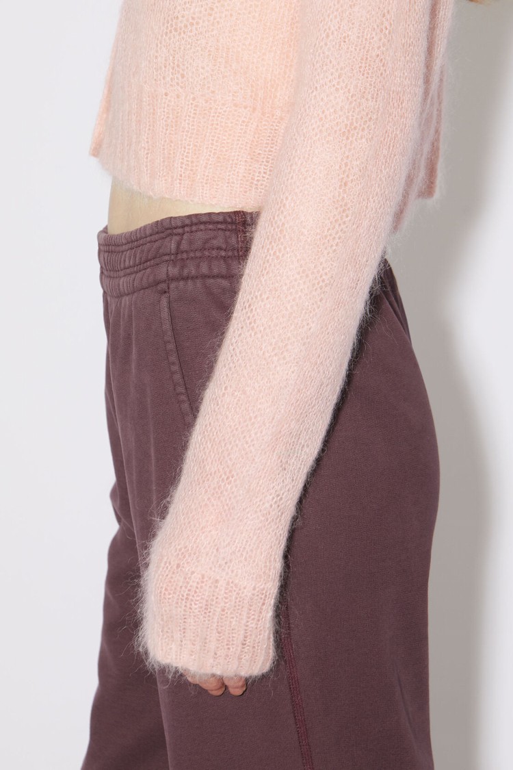 Pink Acne Studios Cropped Women's Cardigan | IAMJ-67538