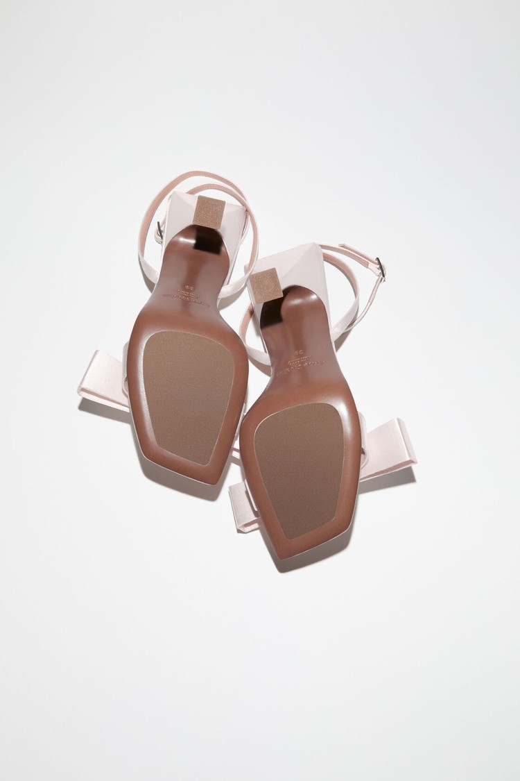 Pink Acne Studios High-heel Strap Women's Sandals | XYOL-23750