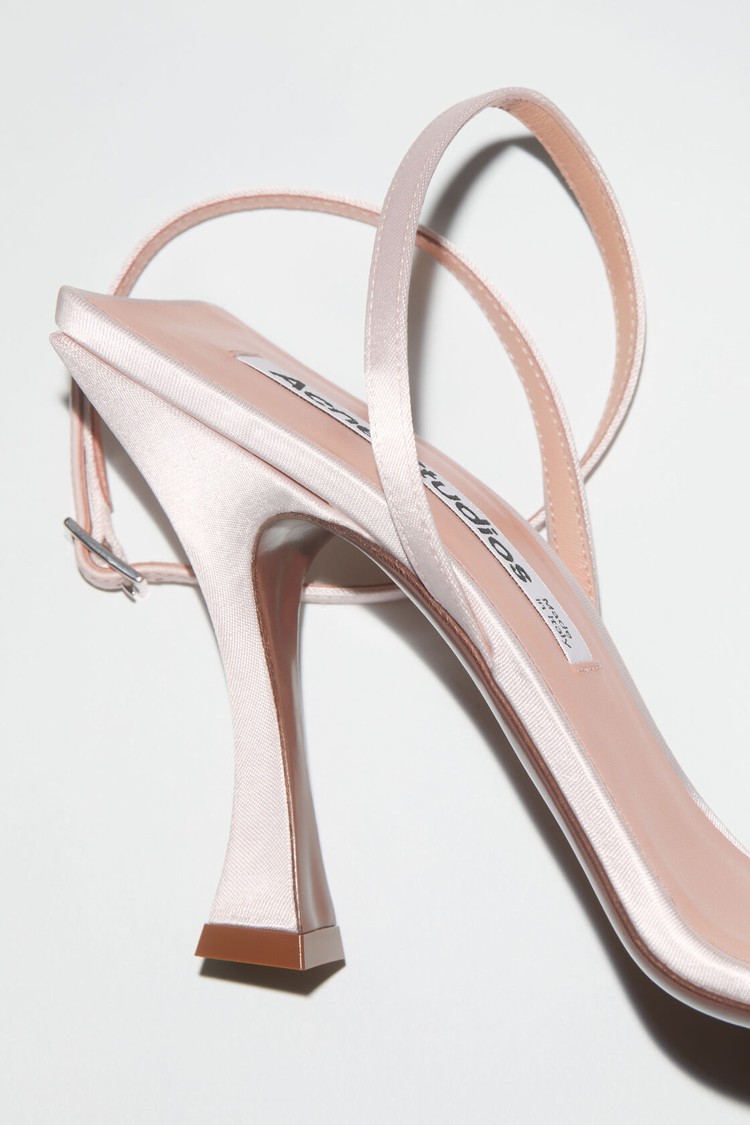 Pink Acne Studios High-heel Strap Women's Sandals | XYOL-23750