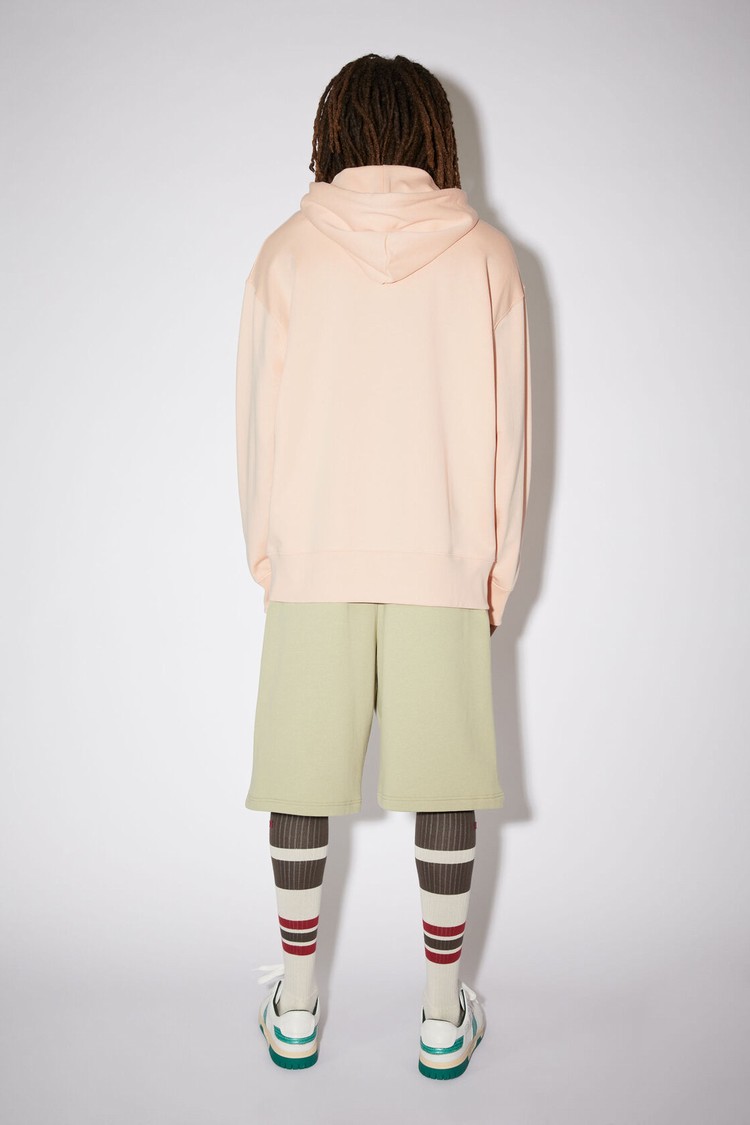 Pink Acne Studios Hooded Men's Hoodie | UTRL-30765