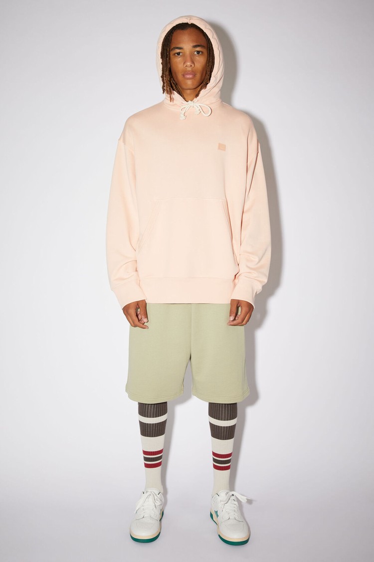 Pink Acne Studios Hooded Men\'s Hoodie | UTRL-30765