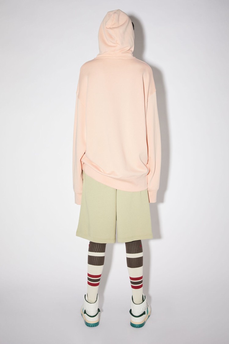 Pink Acne Studios Hooded Women's Hoodie | ZWAC-41209