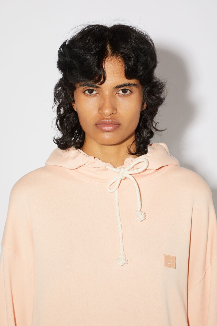 Pink Acne Studios Hooded Women's Hoodie | ZWAC-41209