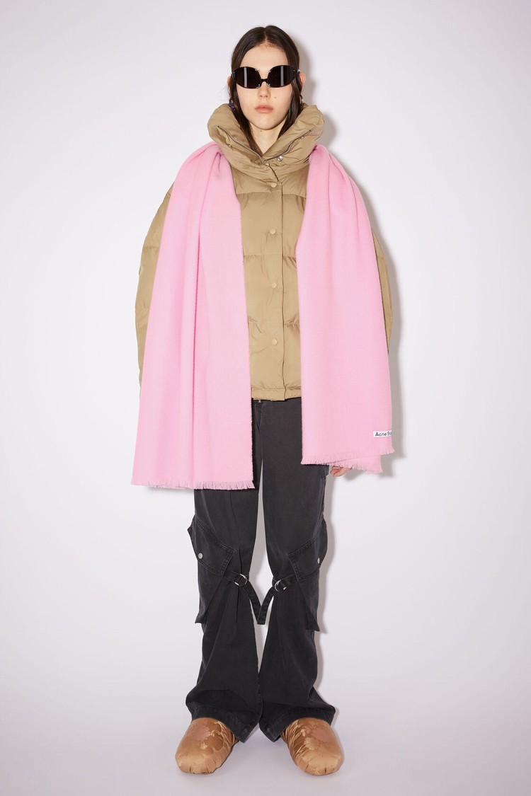 Pink Acne Studios Light Wool - Oversized Scarf | ADWT-69170