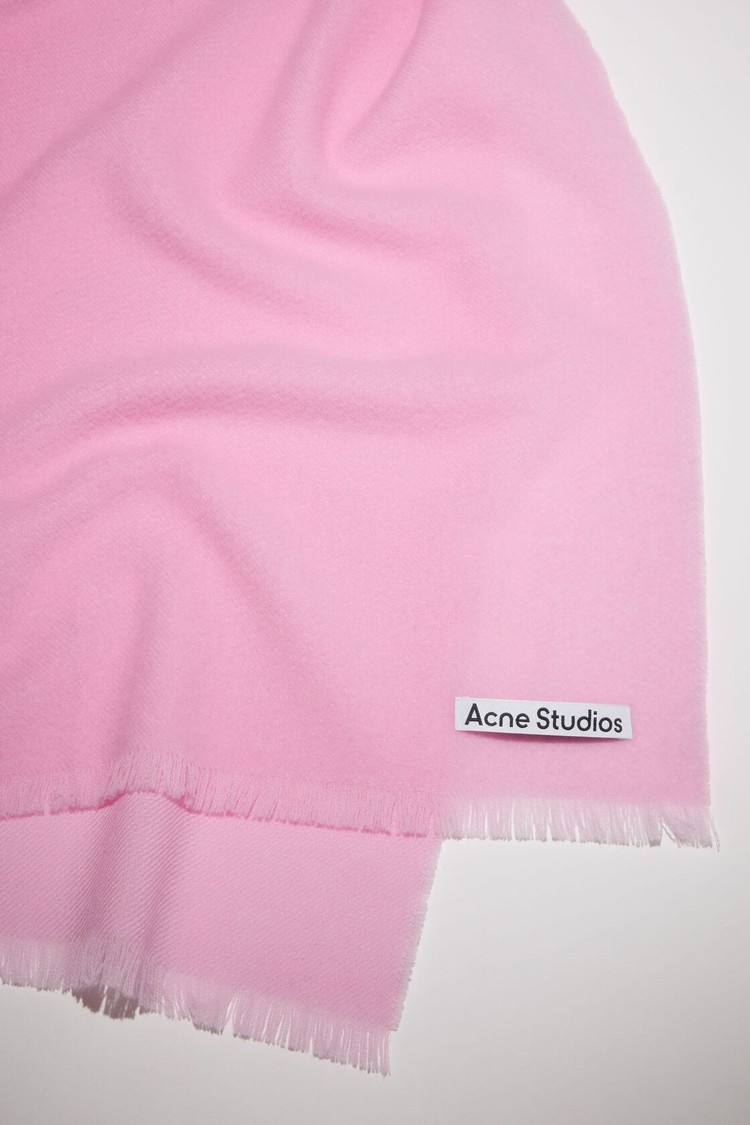 Pink Acne Studios Light Wool - Oversized Scarf | ADWT-69170