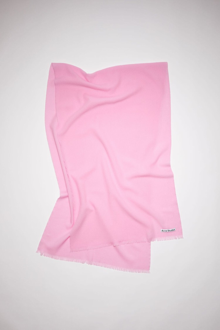 Pink Acne Studios Light Wool - Oversized Scarf | ADWT-69170