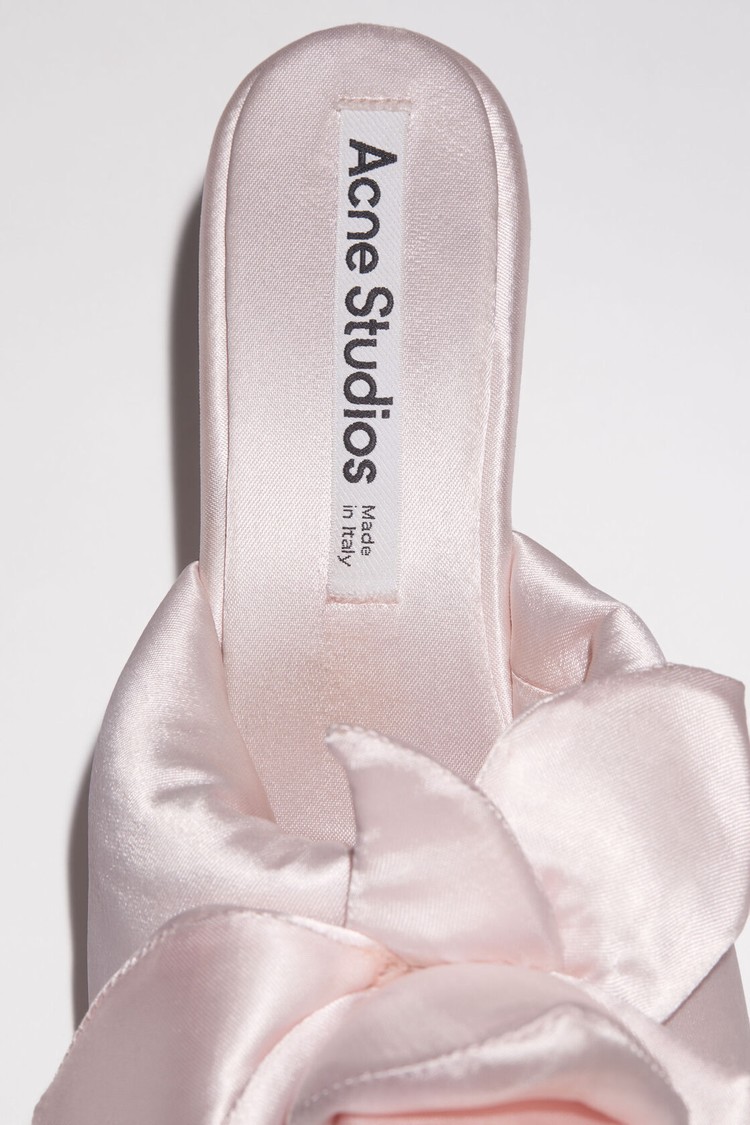 Pink Acne Studios Satin Wedge Women's Sandals | AUSY-32145