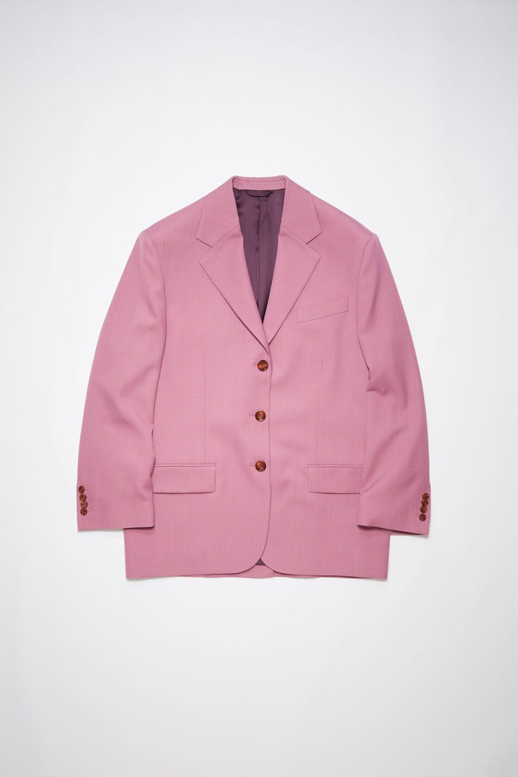 Pink Acne Studios Single-breasted Women's Jackets | JTKO-30281