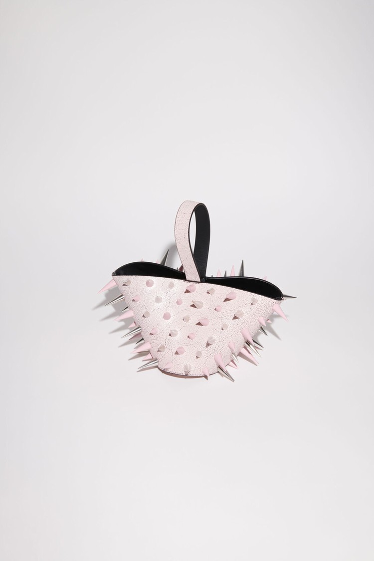 Pink Acne Studios Top Handle Spike Bags | UAOW-30876